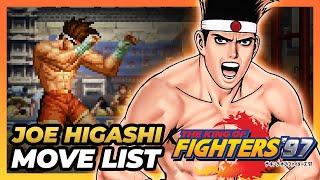 JOE HIGASHI MOVE LIST - The King of Fighters '97 (KOF97)