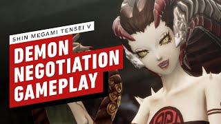Shin Megami Tensei 5: Demon Negotiation Gameplay
