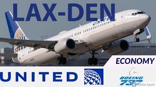 FLIGHT REPORT | Los Angeles to Denver | United Airlines ECONOMY Boeing 737-900 | FlyWithMe!