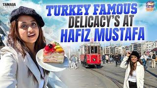 Turkey Istanbul Hafiz Mustafa Baklava Turkish Tea || @chaitra_vasudevan || Tamada Media
