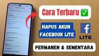 Cara Menghapus Akun Facebook Lite