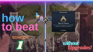 Crownfall Echelon 1, without any upgrade (Nest of Thorns | Dota 2)