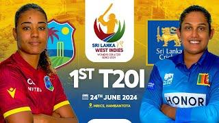  LIVE | 1st T20 - West Indies Women's Tour of Sri Lanka 2024