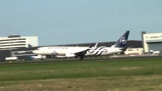 KLM1116  (Sky Team) Landing after a missed approach on the Aalsmeerbaan at Schiphol