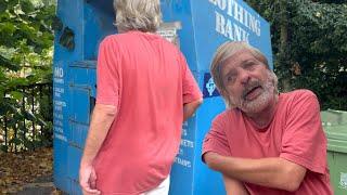 I LIVE INSIDE A CLOTHES BANK (Birmingham’s HOMELESS EPIDEMIC Part 4 - NIGEL)