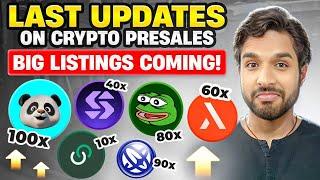 Last Updates On Crypto Presales / Big Listings Coming !!!