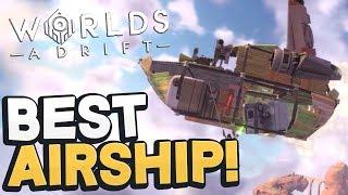 Worlds Adrift - BEST AIRSHIP EVER! Amazing New Open World Sandbox! - Worlds Adrift Beta Gameplay