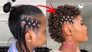 JINSI YA KUSUKA SHOMBESHOMBE STYLE  | Elegant Criss Cross Hairstyle