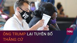 Bầu cử Mỹ 2020: Ông Trump lại tuyên bố thắng cử, Twitter lập tức “tuýt còi” | VTC Now