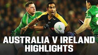 AFL - Australia v Ireland International Rules Highlights 2015