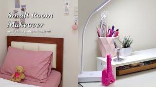 small room makeover | aesthetic & pinterest inspired  decorating + unboxing+ cleaning