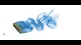 Simulation of flow past a cylinder at Re=300 using AMR-Wind