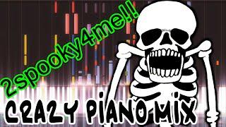 Crazy Piano! SPOOKY SCARY SKELETONS!