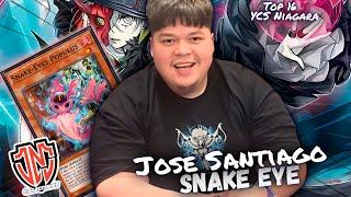 YCS Niagara Top 16 Snake-eye Deck Profile! Ft. Team JNC Jose Santiago