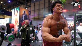 Workout With Shizzy & Hany Rambod At Arnold Expo UK