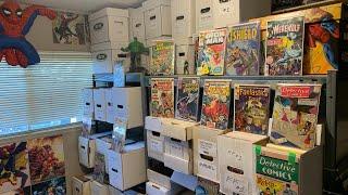 Comic Book room tour 2024! Check out some cool DC and Marvel collectibles!