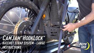 Instructions: CamJam® HookLock™ Ratchet Strap System – Large