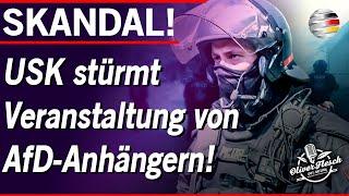 SKANDAL! USK stürmt Veranstaltung von AfD-Anhängern! | Tobias Teich (AfD Bayern) im Gespräch