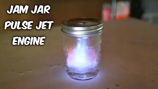 Jam Jar Pulse Jet Engine Test