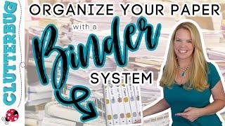 How to Organize Paper using a Binder System - Free Printables