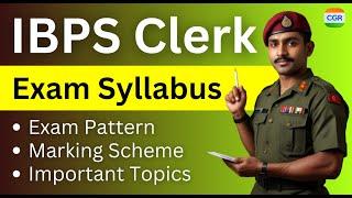 IBPS Clerk Exam Syllabus | Government Job For Ex-Servicemen #ibpsclerk