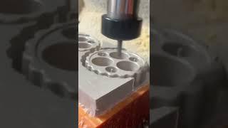 PEEK workpiece #peek  #processing #machine#workpiece