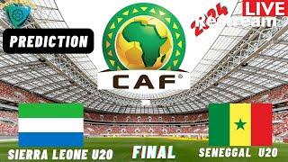 Sierra Leone vs Senegal CAF U20 Africa Nations Cup 2025 Qualifiers FINAL WAFU A Match Countdown