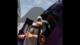 200 KM / H in Concrete wall -  BeamNg Drive #shorts