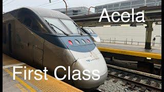 Amtrak Acela. First Class. Washington - New York. Is it any good?