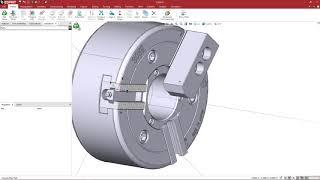 Making a Lathe Chuck Body and Jaws in ESPRIT