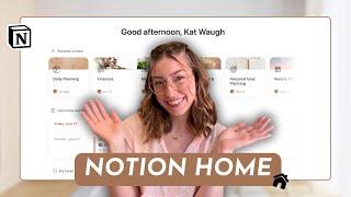 How I'm Using the NEW Notion Home Feature