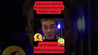 Punktlandung! Mathias Richling: Trump stahl Merz seine große Rambo Zambo Show  #politiksatire