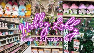 HOBBY LOBBY IS LOADED WITH EASTER & ST. PATRICK’S DAY DECOR FOR 40%OFF  | SHOP WITH ME!