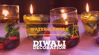 water-candles || DIY || Diwali Decoration || soumya dubey