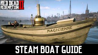 How to use Steam Boats in Red Dead Redemption 2 | Steamboat Locations (RDR2)