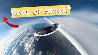 Glider pilot at the edge of SPACE?