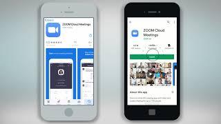Downloading Zoom onto an Apple or Android device
