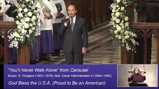 Lee Greenwood performs You'll Never Walk Alone & God Bless the USA at Senator Bob Dole's Funeral.