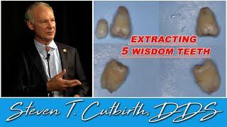 5 Impacted Wisdom Teeth Extraction with Elevation - Dental Minute with Steven T. Cutbirth, DDS