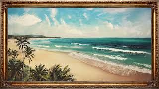 Framed beach art