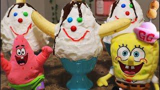 THE SPONGEBOB TRIPLE GOOFY GOOBER SUNRISE SUNDAE