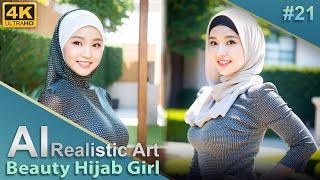 Ai Art - Beauty Hijab Girl  Lookbook #.21