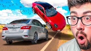 ACCIDENTES EN AUTOPISTAS REALES  | BeamNG Drive