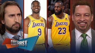 LeBron, Lakers agree to $104M extension & Bronny signs multi year deal | NBA | FIRST THINGS FIRST