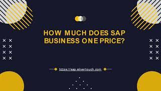 How Much Does SAP Business One Price?