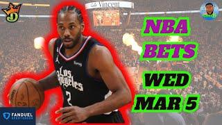 NBA Picks Today 3/5/2025 | FREE NBA Best Bets | CHEF D