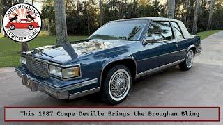 1987 Cadillac Coupe Deville Springtime Edition Brings the Brougham Bling to the Downsized Cars