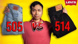 Which Jean Is Better? | Levi's 505 Regular vs 514 Straight