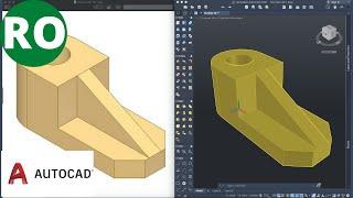 AutoCAD | 3D Tutorial pentru începători | Exercițiu 1