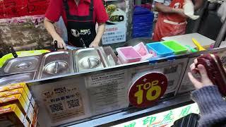 南機場夜市 印度咖哩捲餅 - Taiwan night market food Indian curry wrap